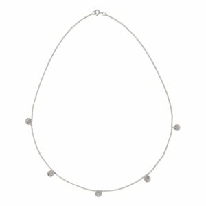 Anna + Nina – Multi Rays halsband, silver - Bild 2