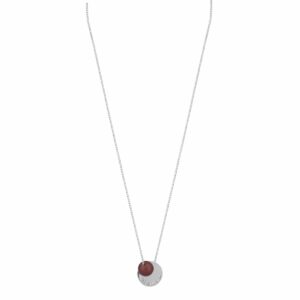 Snö of Sweden – Wendy pendant halsband, vinrött - Bild 2