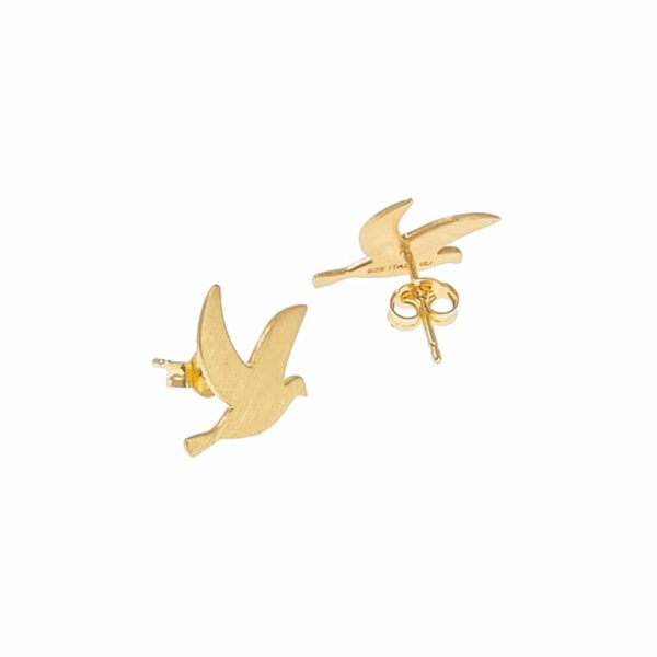 CU Jewellery – Peace örhängen, guld