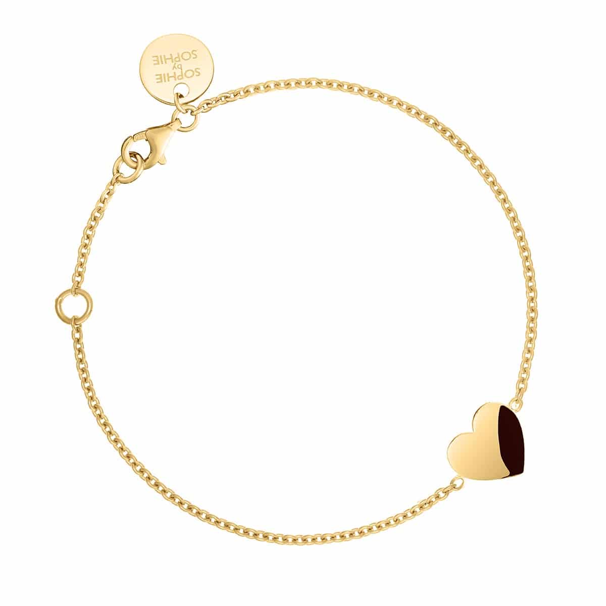Sophie by Sophie – Mini Heart armband, guld