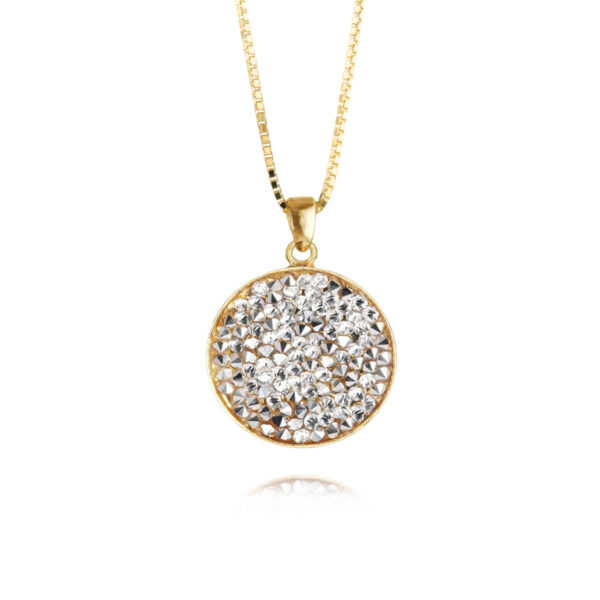 Caroline Svedbom – Chloe Halsband, kristall/guld