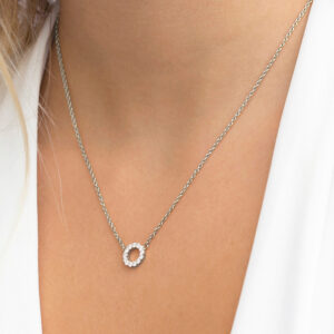 Sif Jakobs - Biella Piccolo Halsband, silver/kristall - Bild 2