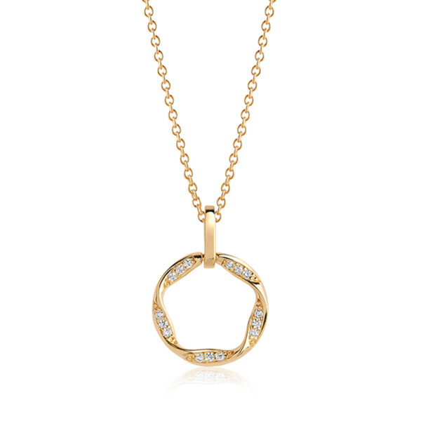 Sif Jakobs - Cetara Piccolo Halsband, guld/kristall
