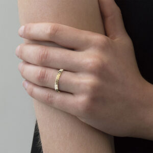 Dansk Copenhagen – Björk Slim ring, guld - Bild 2