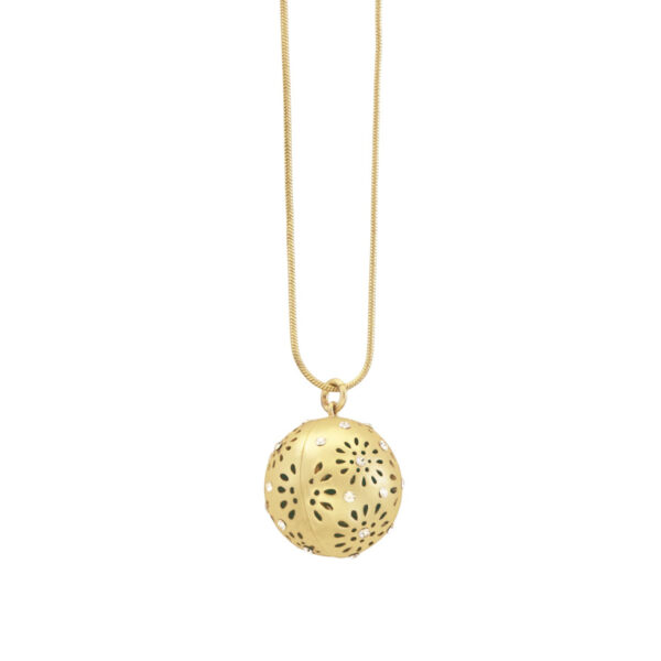 Dansk Copenhagen – Daisy Ball halsband, guld