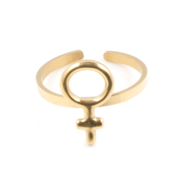 Seven East - Venus Symbol ring