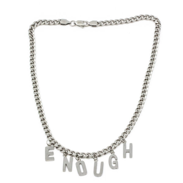 7EAST - ENOUGH Halsband Silver