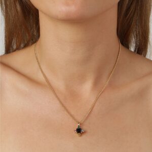 Rimini Sg Rainbow Halsband | Guld - Bild 2