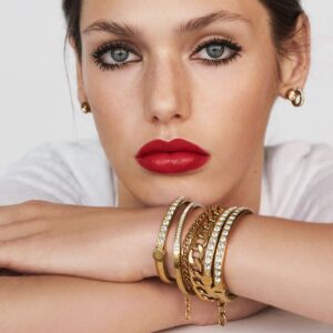 Arletta Ii Sg Crystal Armband | Guld - Bild 2