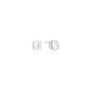 Ellisse Carezza Örhängen | Silver | Vita Zirkoner
