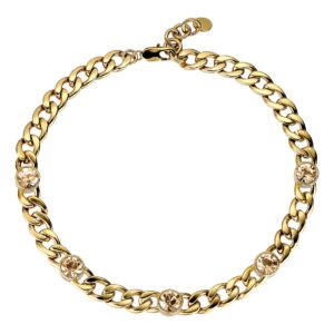 Angelina Sg Golden Halsband | Guld