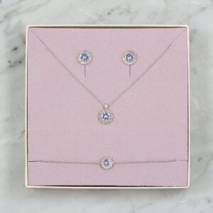 Miss Sofia Light Sapphire | Silver 3 Set - Bild 2