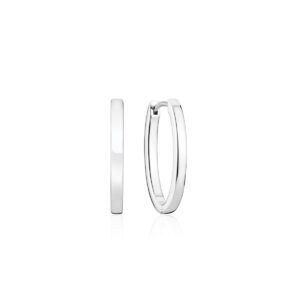 Ellisse Pianura Piccolo Örhängen | Silver | Polerad