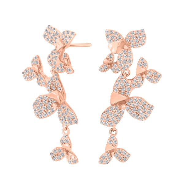 LouiseNor Roséguldförgylld Silverörhänge 30453777900