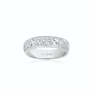 Novara Uno Ring | Silver | Vita Zirkoner | 50