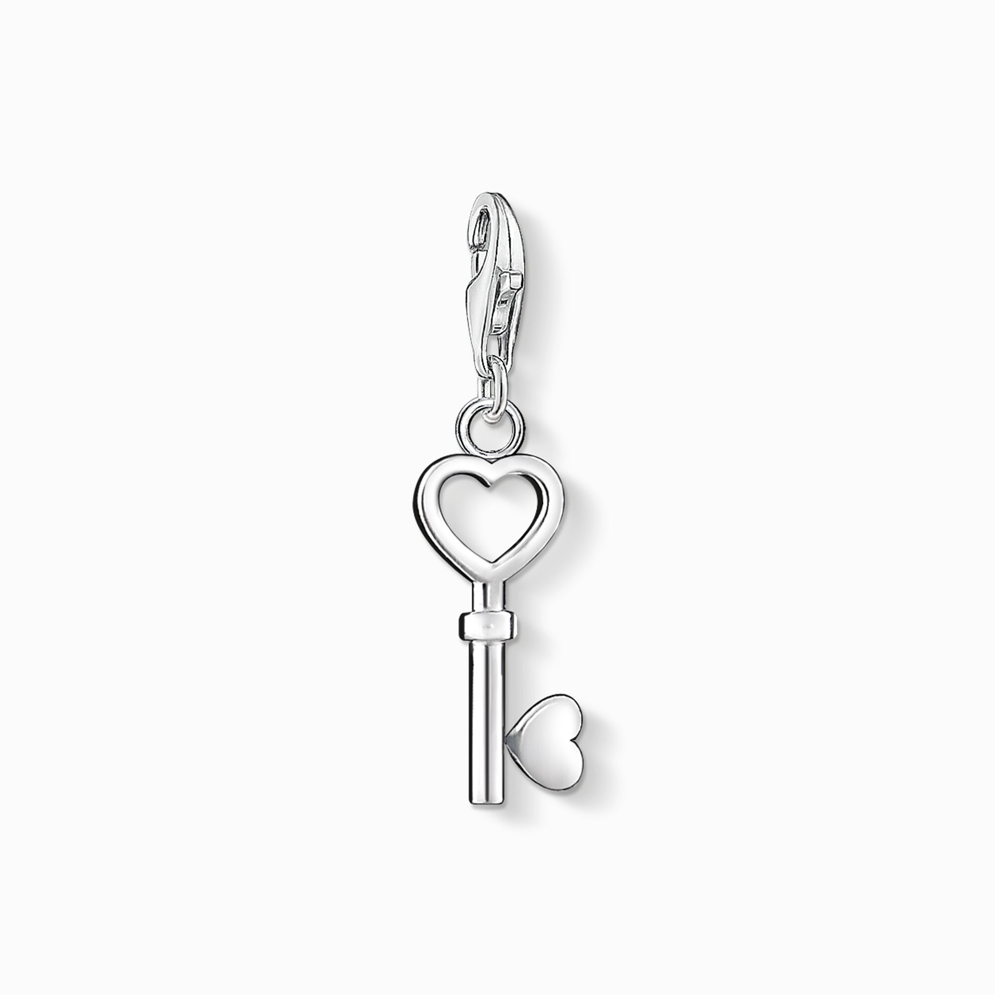 0888-001-12 Charm-hängsmycke nyckel | Silver - Bild 1