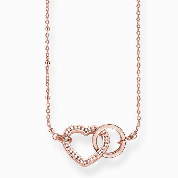 Halsband Together Forever hjärta | Guld | 45-50 cm