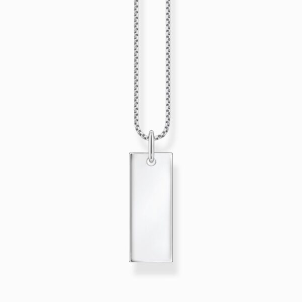 Halsband tag silver | Silver | 40-45 cm