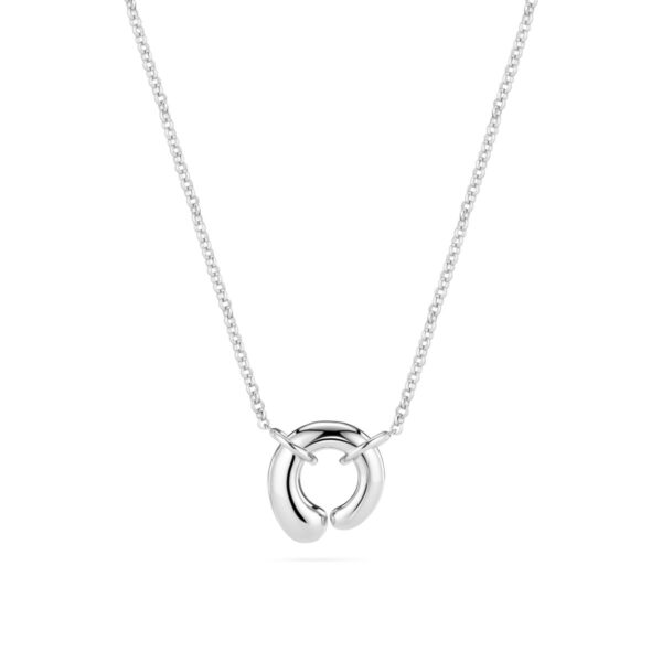 Goccia Circolo Pianura Necklace | Silver |