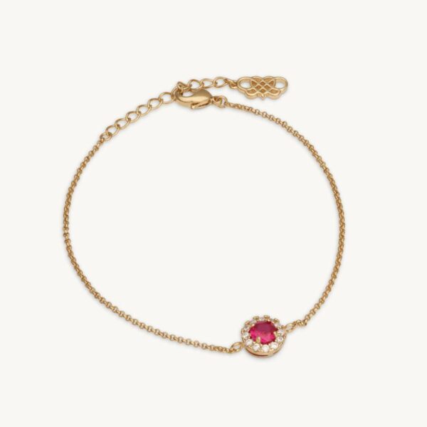 Laurie Armband | Pink ruby