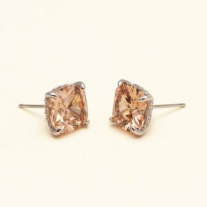 Desiree studs | Champagne (silver) - Bild 2