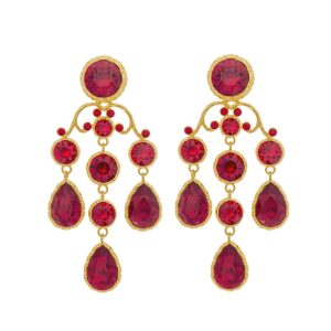 Victoria Örhängen | Scarlet red