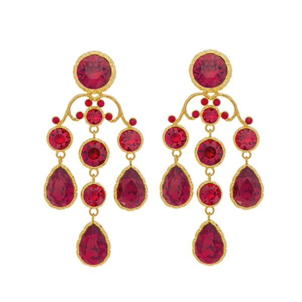 Victoria Örhängen | Scarlet red