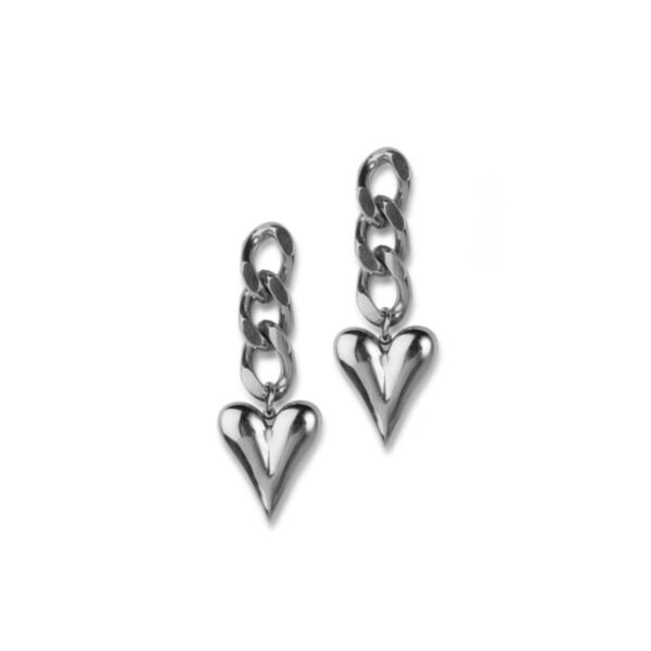 Punk Love Örhänge Silver