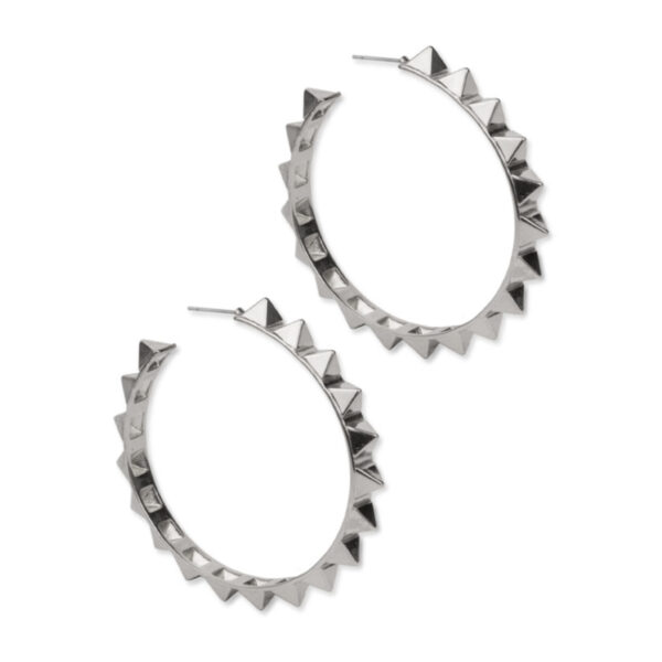 Stud Hoop Örhänge Silver