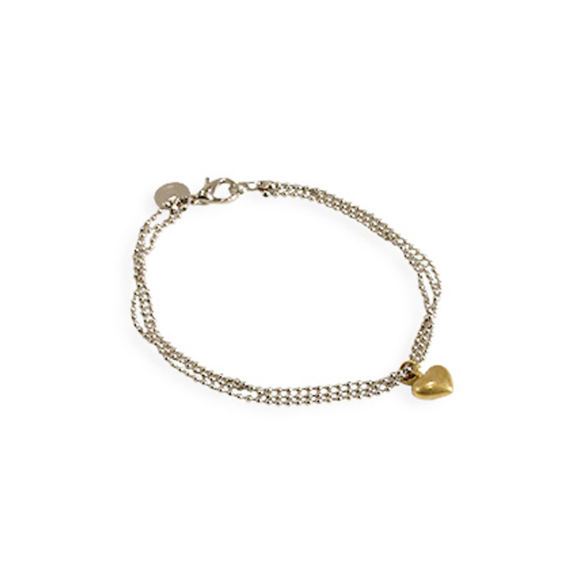 94665-12 Double Heart Armband - Bild 1
