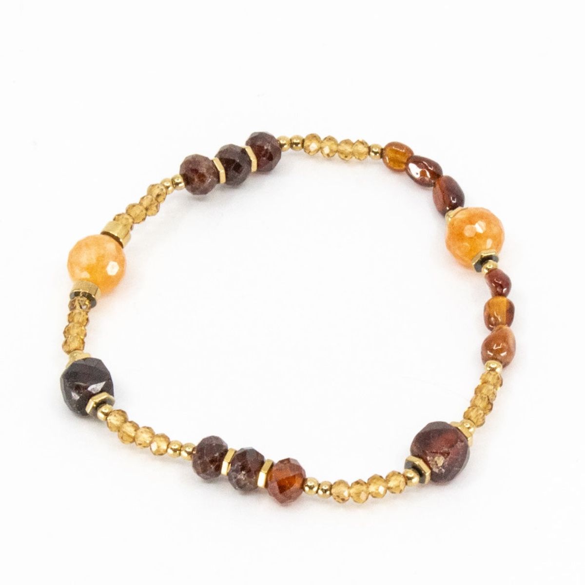 S568Borange Bärnsten Armband Orange - Bild 1