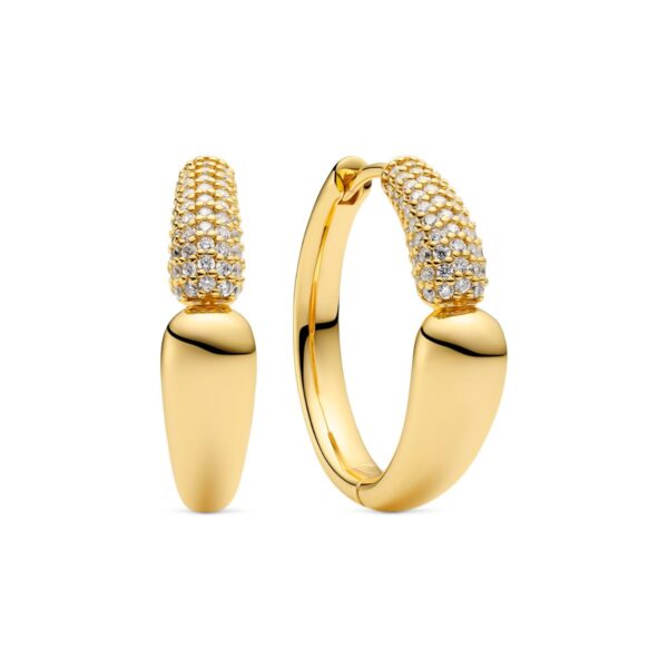 Goccia Creolo Grande Earrings |  | Vita zirkoner