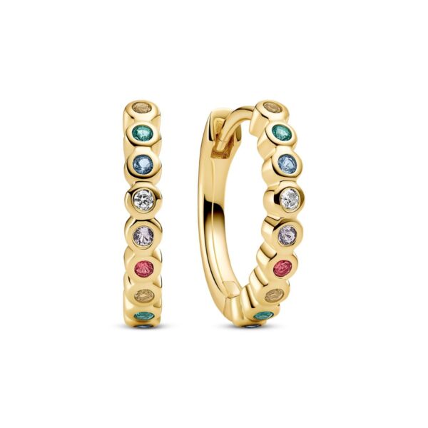 Sarzana Earrings | Guld | Multifärgade zirkoner