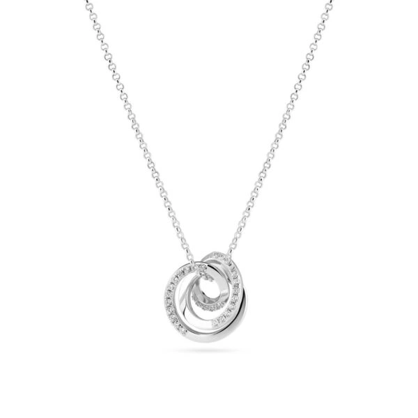 Spirale Piccolo Necklace |  | Vita zirkoner