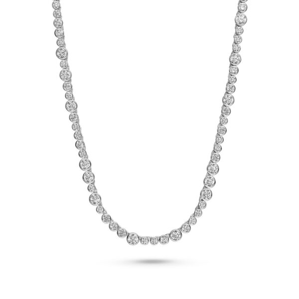 Sardinien Altro Necklace | Silver | Vita zirkoner