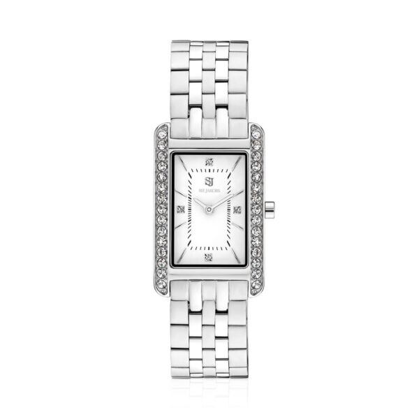 Martina Watch | Silver | Vita zirkoner