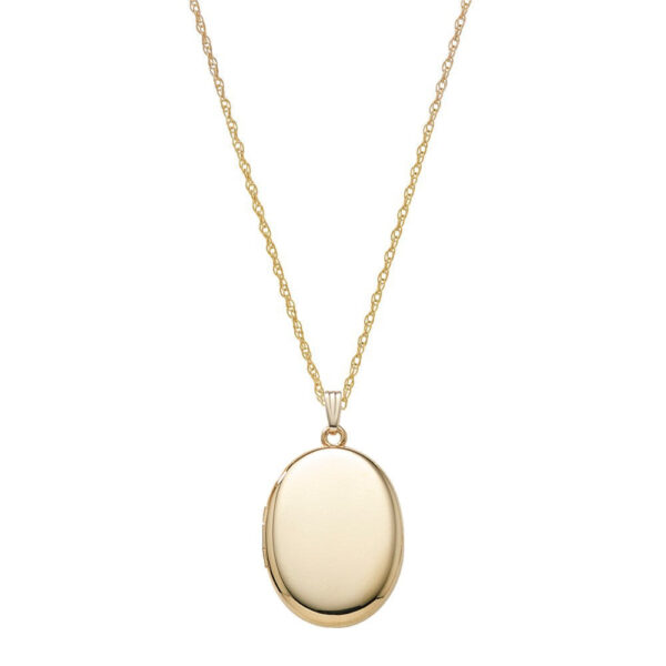 Medaljong valsat guld