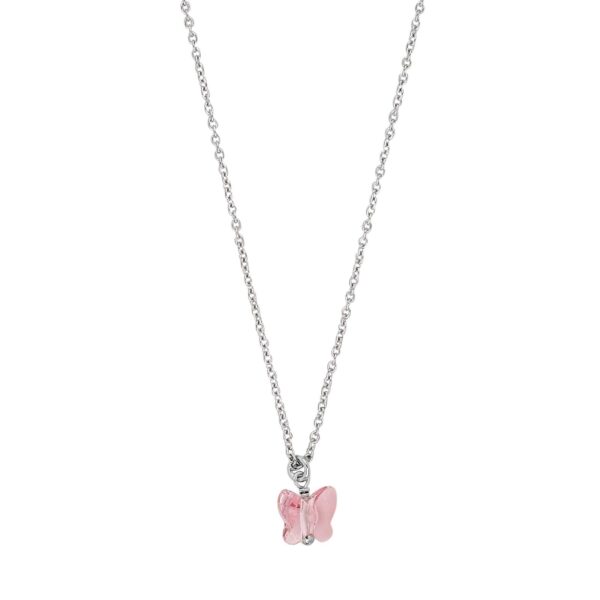 Rhodinerat silverhalsband fjäril ros