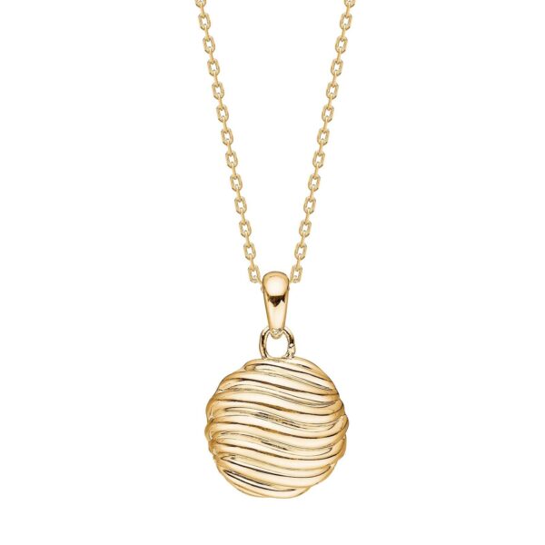 Silver halsband cirkel BREEZE52