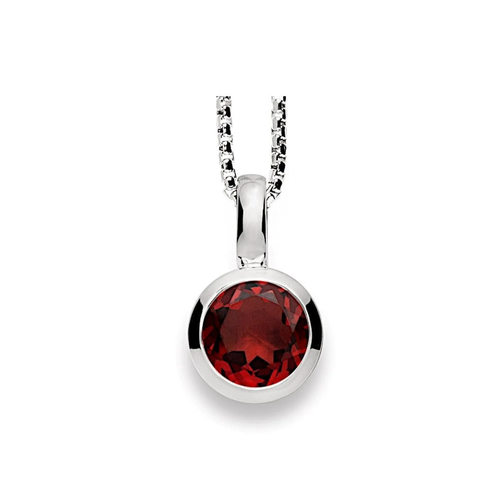 21160_10 925/- Hängeämne, Granat 1,40 ct - Bild 1