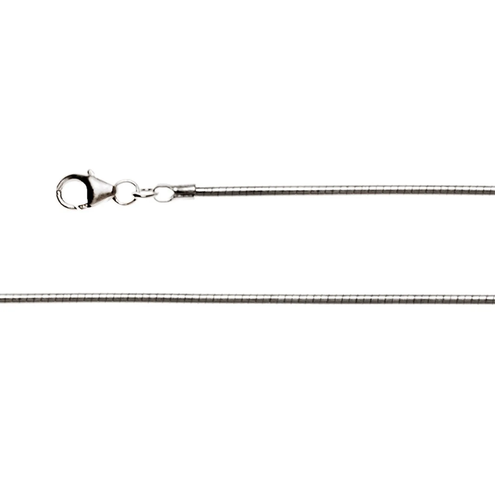 2699042_10_e3f2a441-c00c-43a4-9714-2106401dd651 925/- Tonda kedja, karbinlås,pol,1,6mm,42cm - Bild 1