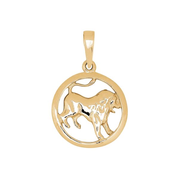 Siersbøl guldpläterat hänge Leo 15mm