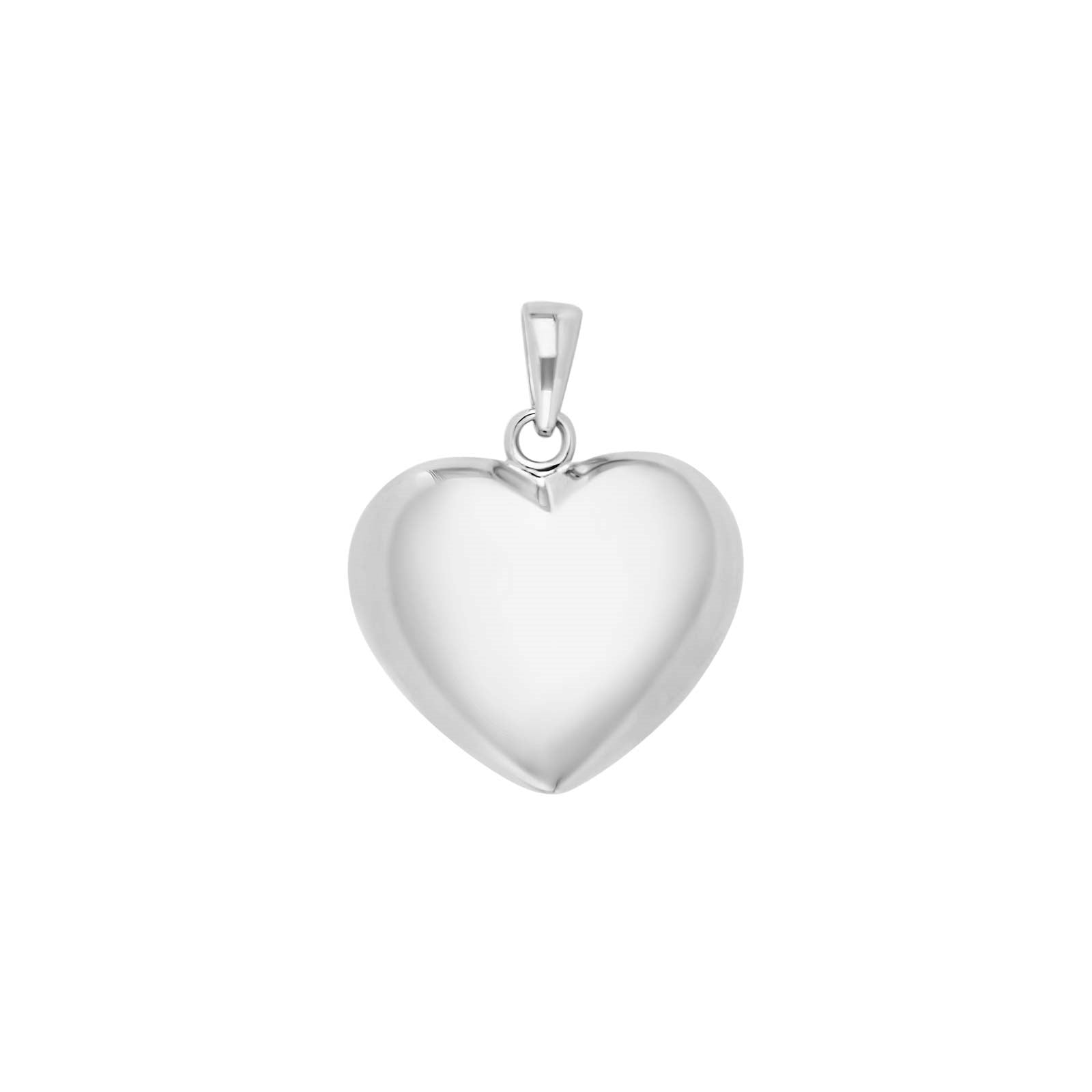29160300900_10 Siersbøl silver rodiumpläterat hänge hjärta 18mm - Bild 1