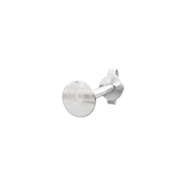 Rodierat silver örhängeskiva PIERCE52 1 st