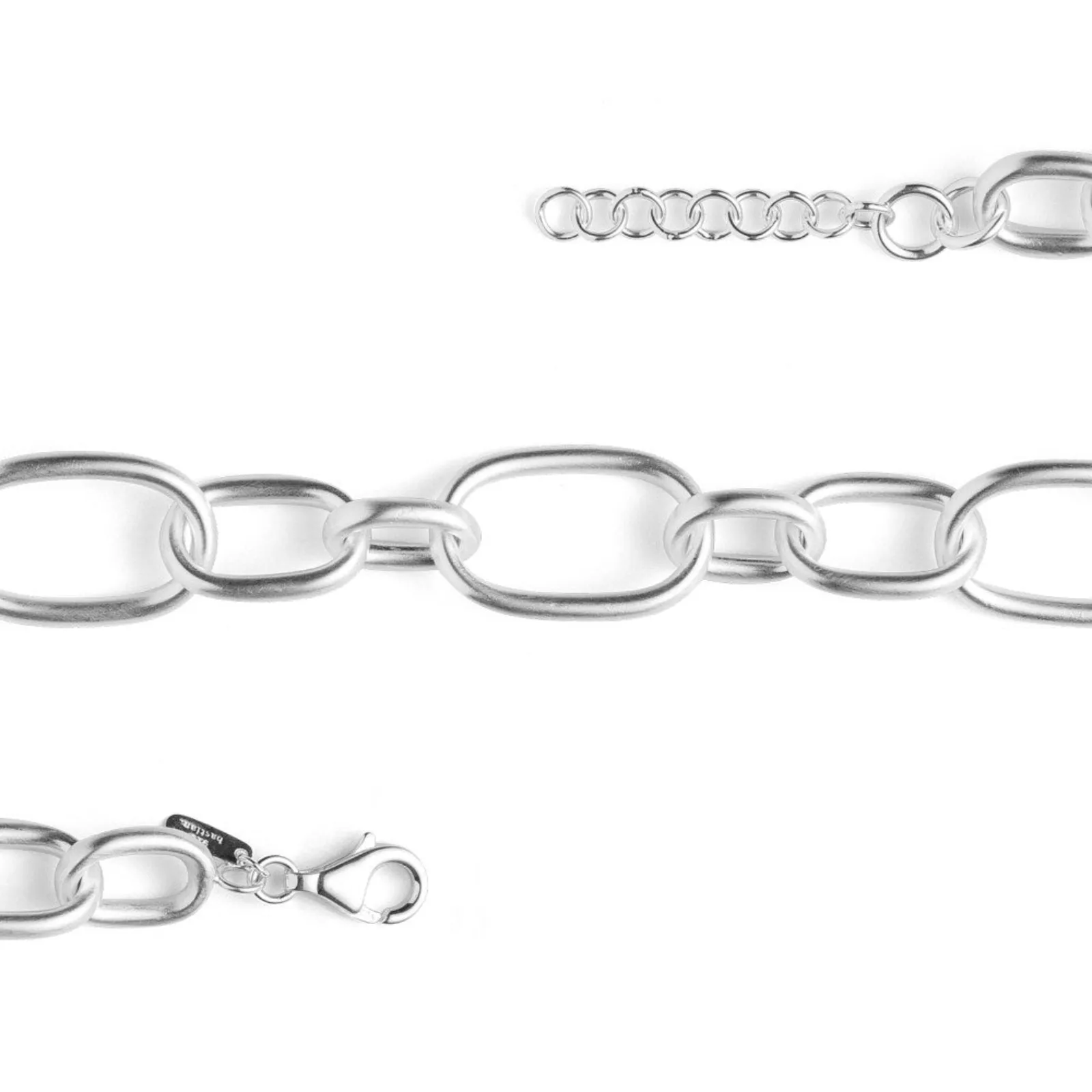 42290_10 925/- armband matt, 19cm + 3cm - Bild 1