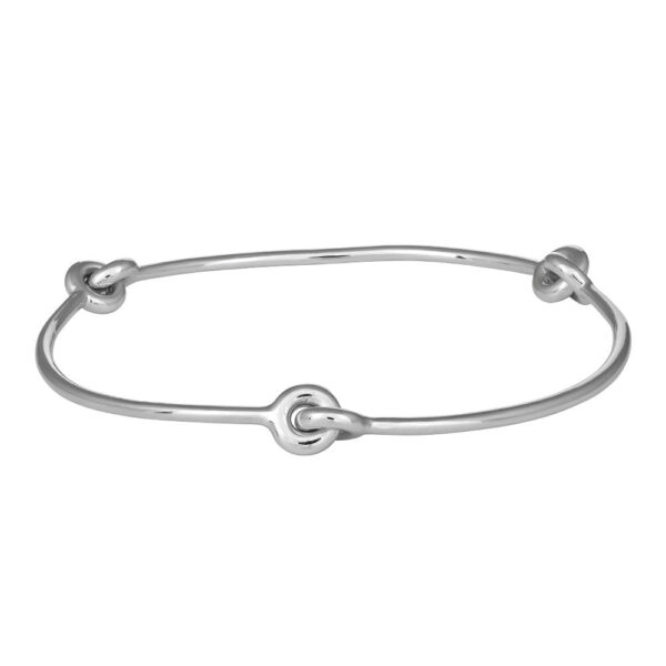 Silver rhod. Armring 62mm