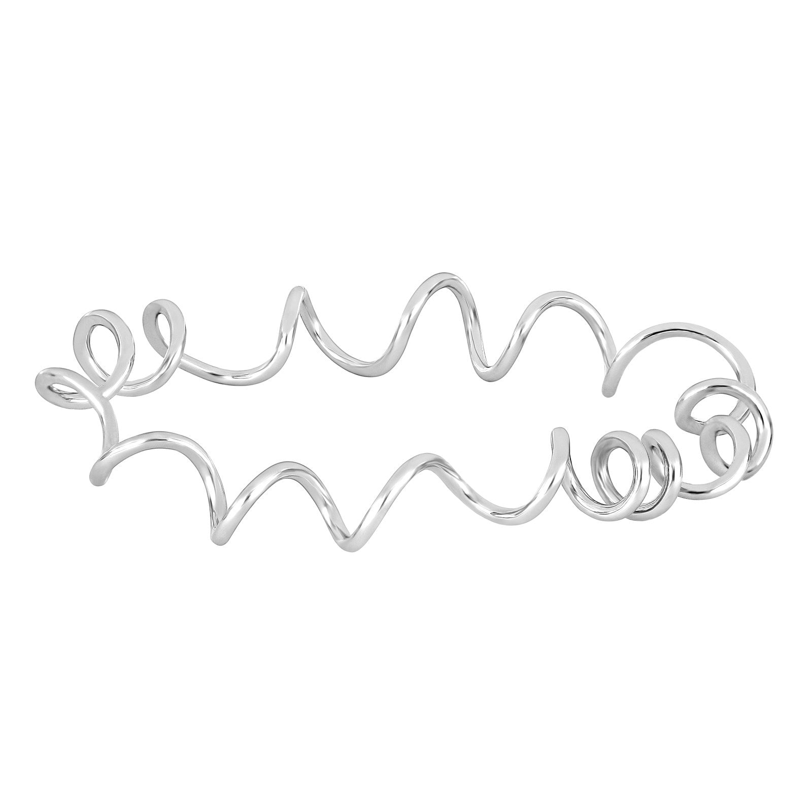 50120040900_10 Silver rhod. Bangle 62mm - Bild 1