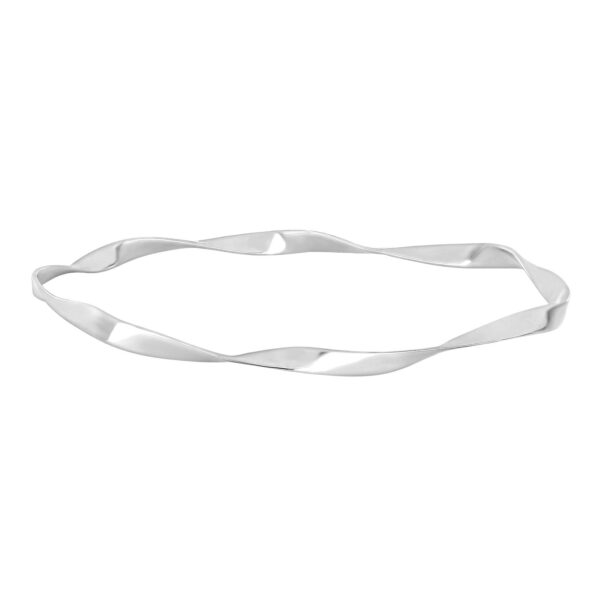 Silver rhod. Armring 65mm