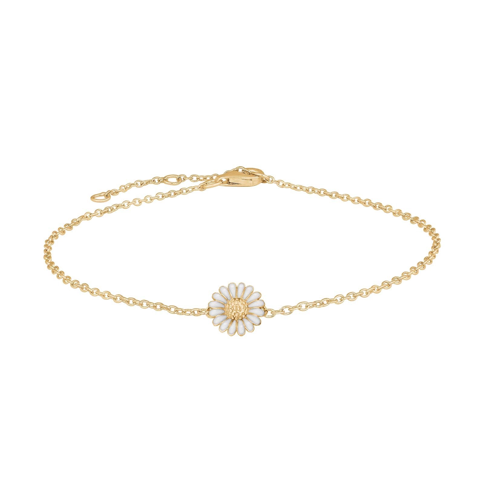 80080015900_10 Goldpl. silverarmband Marguerite 10mm - Bild 1