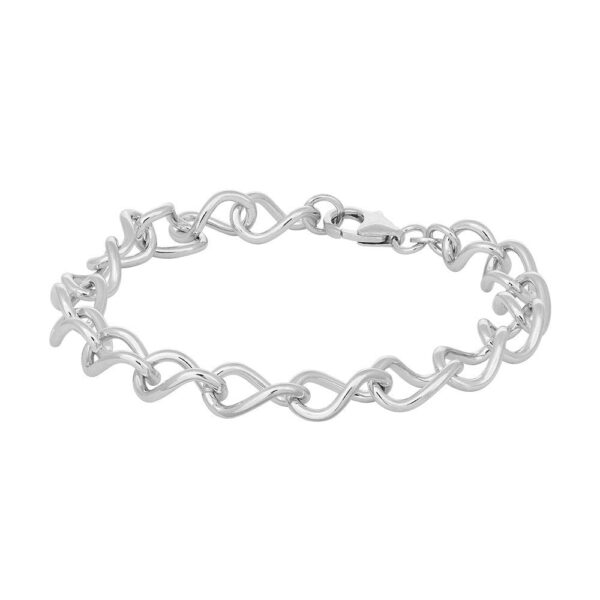 Rhod. silverarmband